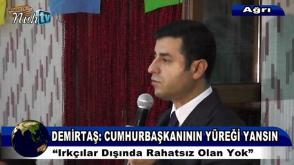 CUMHURBAŞKANI ADAYI DEMİRTAŞ AĞRIDAKİ STK TEMSİLCİLERİYLE BULUŞTU