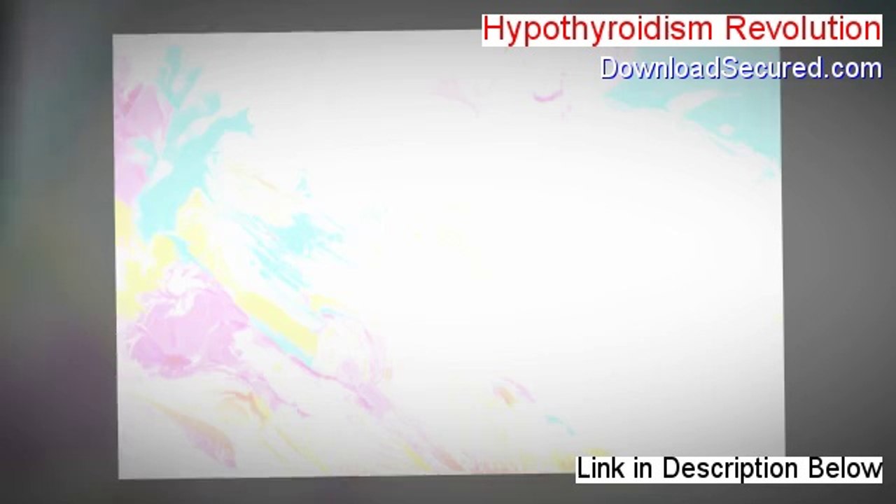 Hypothyroidism Revolution Reviewed (Hear my Review)