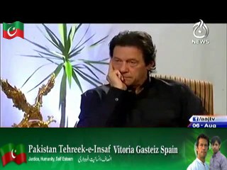 Live With Talat (Exclusive Interview With Imran Khan) – 6th August 2014 – Part 2