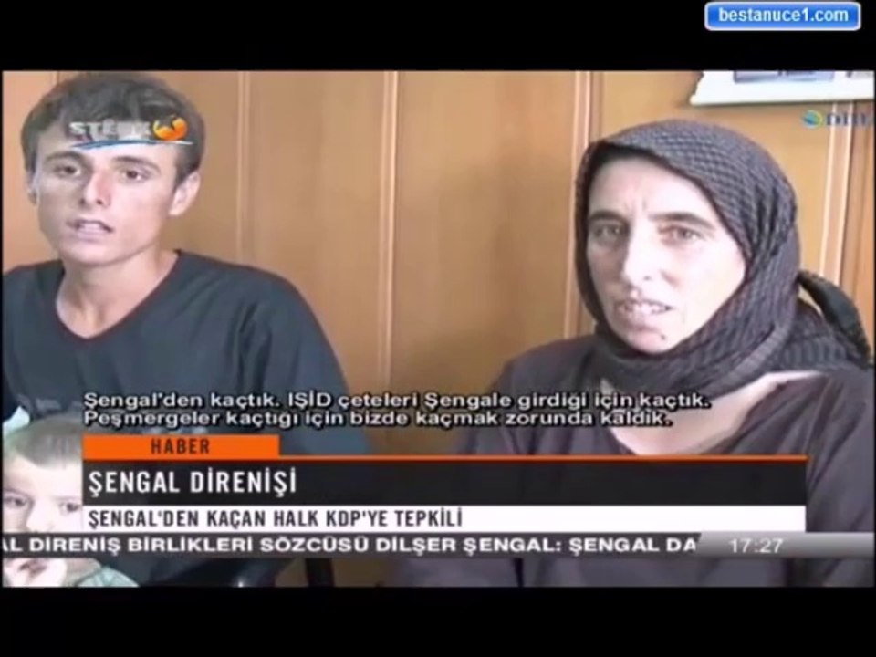 Sengal`den Kaçan Halk KDP`ye Tepkili