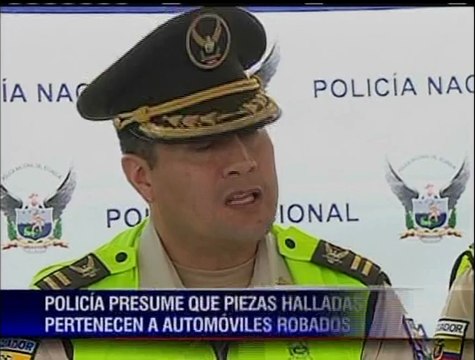 Camión transportaba partes de autos robados en Quito