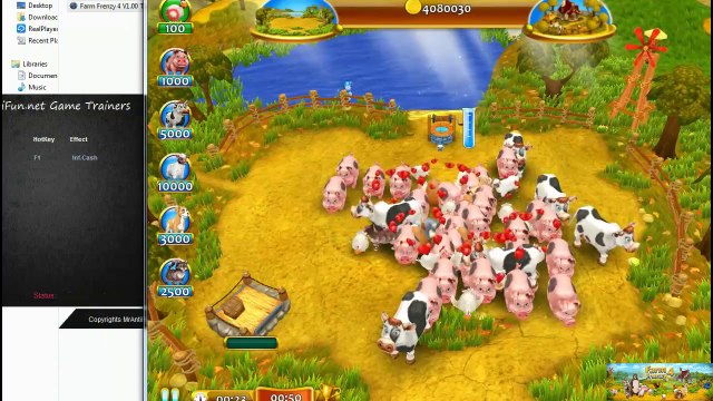 Code Triche Farm Frenzy 4 pc infinité d'argent - infinite money-hack cheat