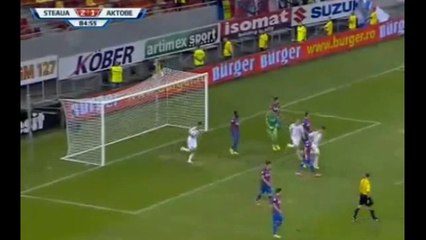 Steaua Bucuresti vs Aktobe 2-1 Toate Golurile UEFA Champions League 2014 Rezumat