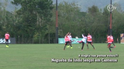 Baila argentino! Negueba aplica lindo lençol em Canteros