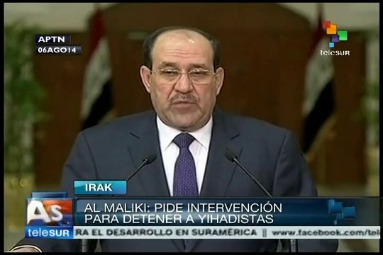 Irak: pide Al Maliki ayuda internacional para detener a yihadistas