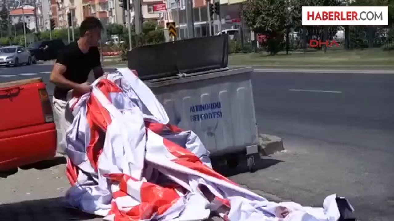 Ordu'da Erdoğan'ın Afişlerine Darbe