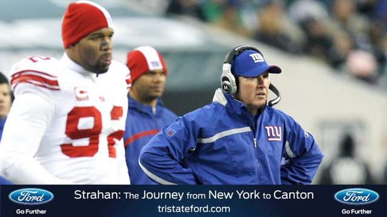 Strahan Tom Coughlin Reacts to HOF video Dailymotion