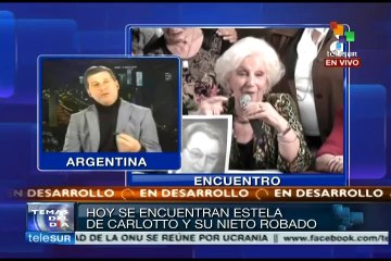 Argentina: Estela Carlotto y su nieto Guido se reúnen por primera vez