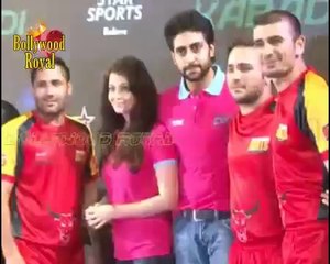 Aishwarya, Abhishek, Aamir Pro Kabbadi Launch 2014