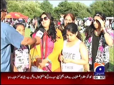 Families in huge numbers flock to Slough Asian mela for entertainment