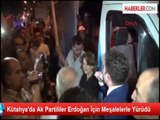 Kütahya'da Ak Partililer Erdoğan İçin Meşalelerle Yürüdü