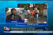 Rusia pide poder enviar convoyes humanitarios a Ucrania