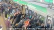 Train, Train Go Away: Commuters Lift Train Off Fellow Rider