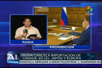 Rusia cancela importaciones de Canadá, EE.UU., Japón y UE