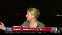 Israel aiming Missile & People Cheering #CNN News