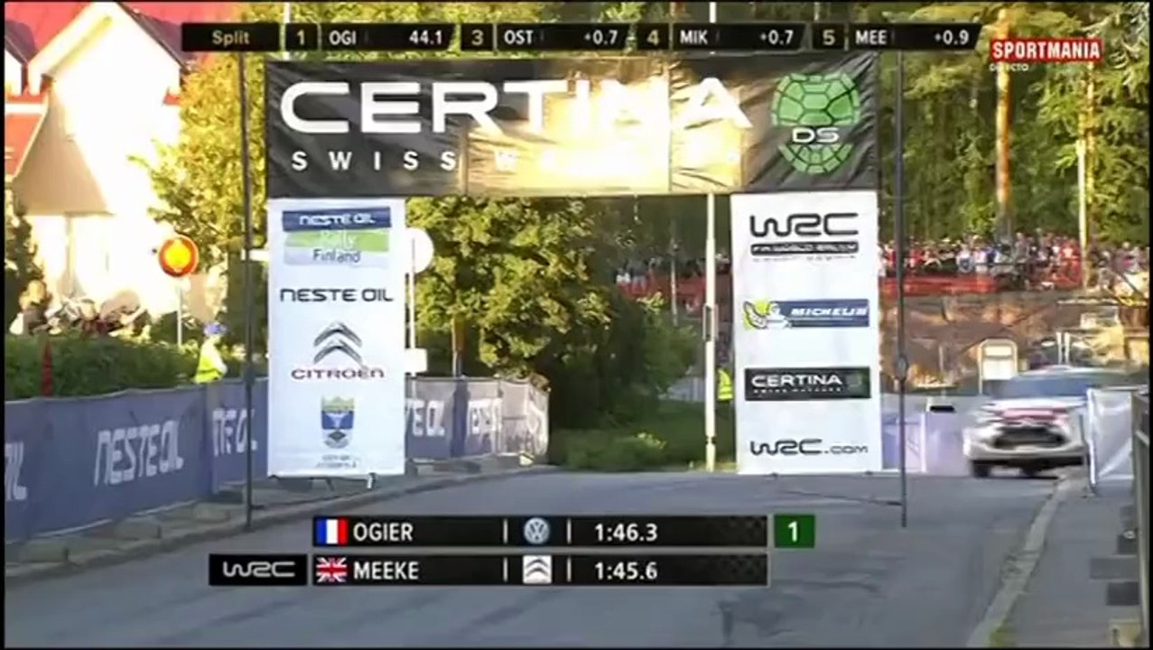 Rally Rally Finlandia 2014 emision tramo ss13