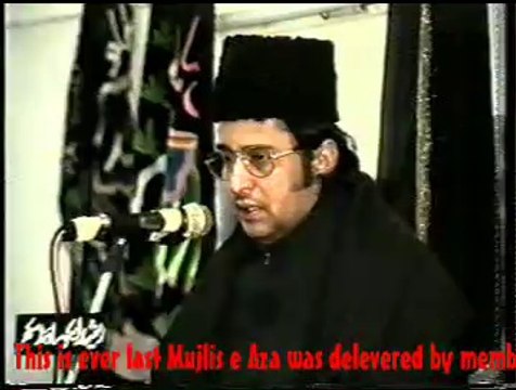 allama irfan haidar abidi - akheri majlis part-1