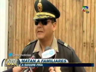 Asesinan a sangre fría a una familia en Huaral