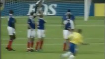 Roberto Carlos vs Physics Roberto (Carlos scored this free kick 17 years ago today. Was it one of the best ever-)Wow! - Never Miss The Video