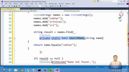 Anonymous Method and Lambda Expression in C# an Introduction with Example