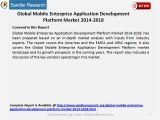 Global Mobile Enterprise Application Development Platform Market 2014-2018