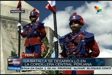 Perú: habitantes de Junín celebran batalla histórica