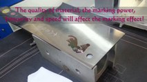 Germany IPG fiber laser marking and engraving machine for colorful stainless steel marking