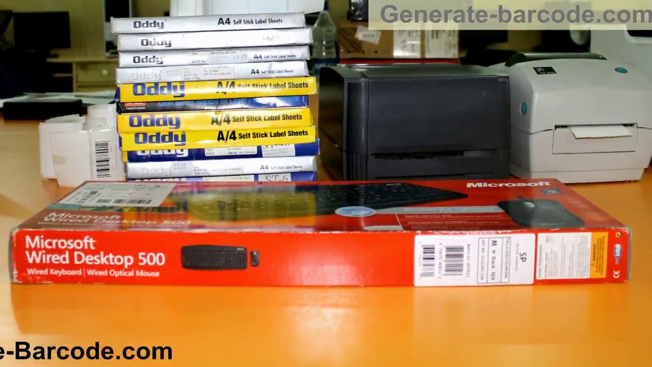 Making barcodes for stylish products which are ready to use