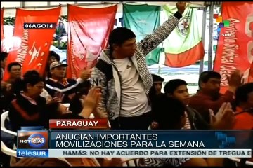 Paraguay: organizaciones sociales denuncian aumento de represión