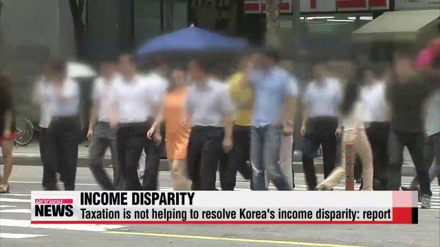 Korea's income disparity after taxation high among OECD nations