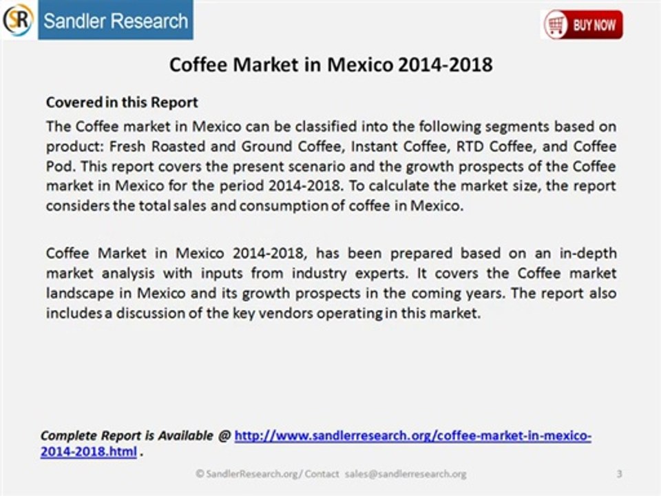 Coffee Market in Mexico 2014-2018