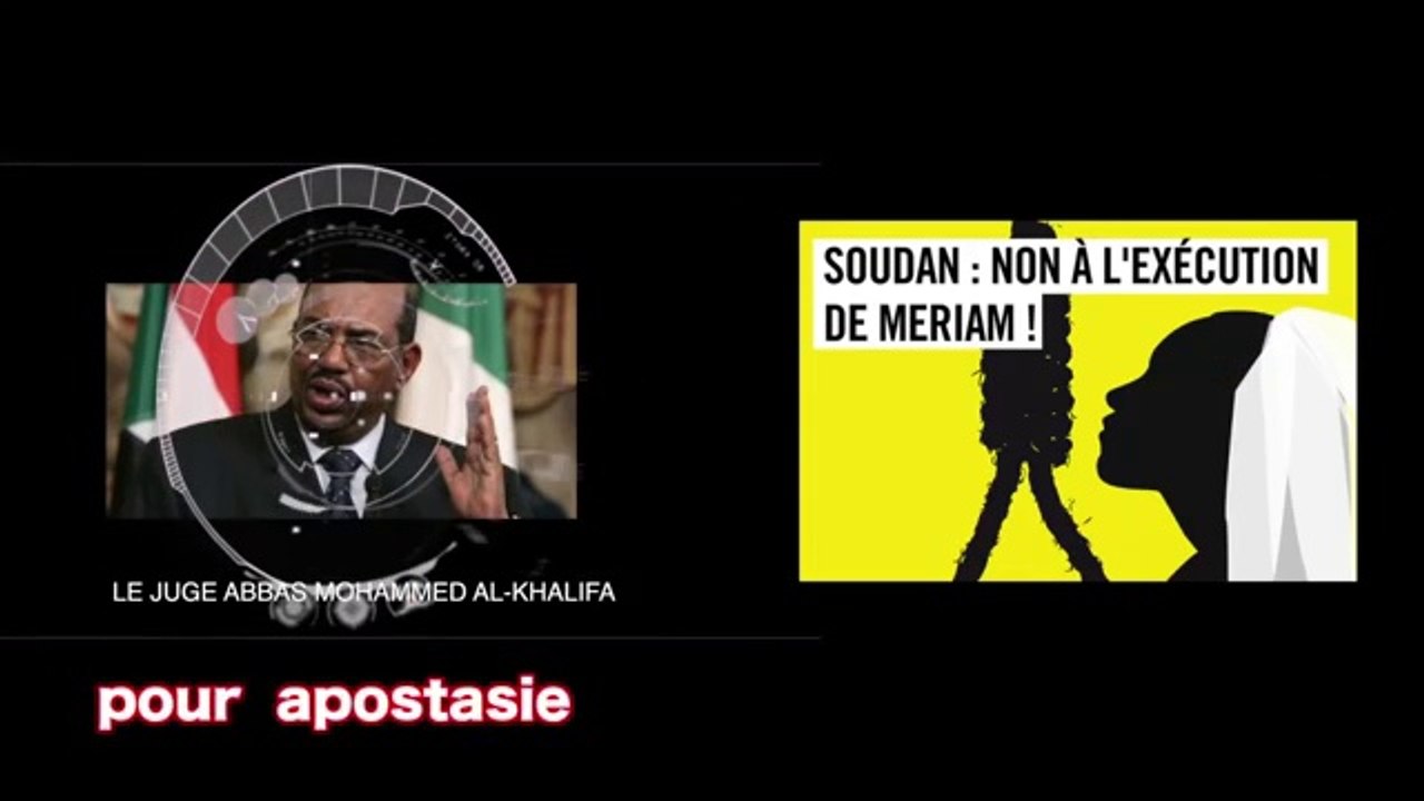 MERIAM YAHIA IBRAHIM ISHAG Persécution des chrétiens