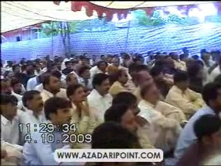 Zakir Naveed Ashiq Hussain 4 October 2009 Qilla Bhattiyanwala Muridke