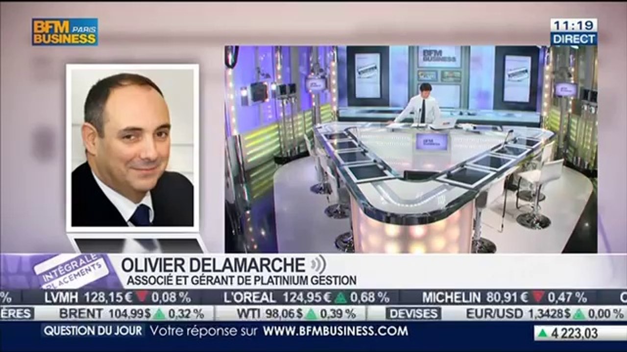Olivier Delamarche le 4 Août 2014 - BFM Business