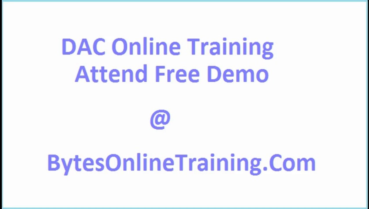 DAC Online Training