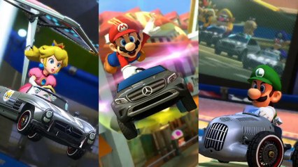 Mercedes débarque dans Mario Kart 8