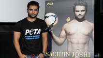 Sachiin Joshi Unveils Latest PETA Campaign Vegetarian !