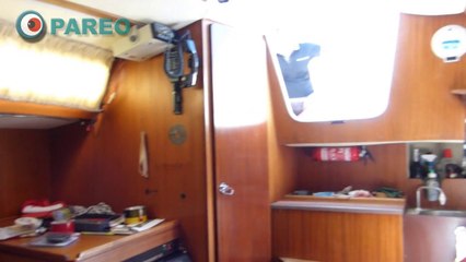 Sortie du Chichoulet avec "ISA" un Jeanneau Aquila