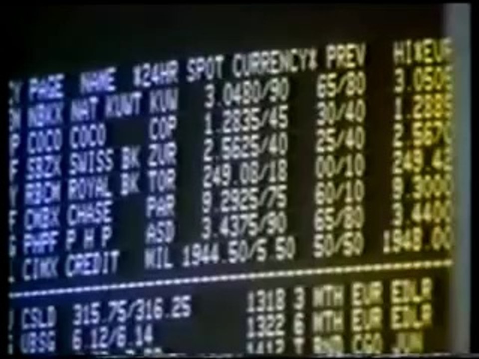 Billion Dollar Day - a 1986 documentary about currency (forex) speculative trading
