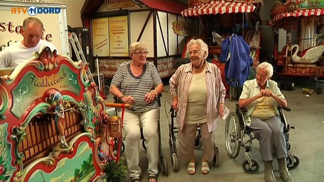 Draaiorgelconcerten in verzorgingshuizen tijdens Groningens Ontzet - RTV Noord