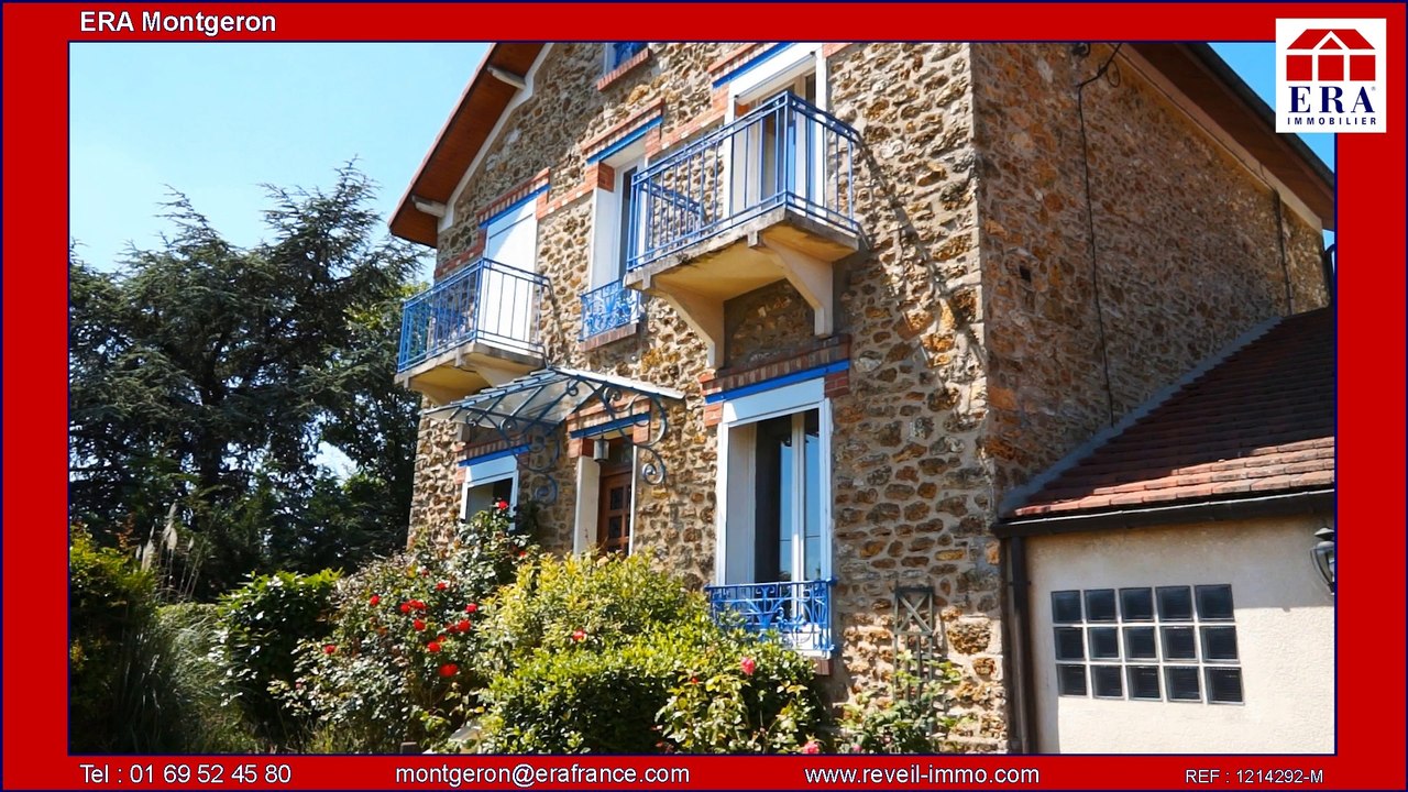 Vente Maison Meuliere Montgeron 91230 8 Pièces 5 Chambres 160m² Terrain 515m² Essonne RER D Visite Vidéo Pavillon a Vendre Prix Villa Extension Activité Libérale Commerciale fichier Amepi Era Reveil Immo Val d Yerres Achat Particulier Agence Immobilier