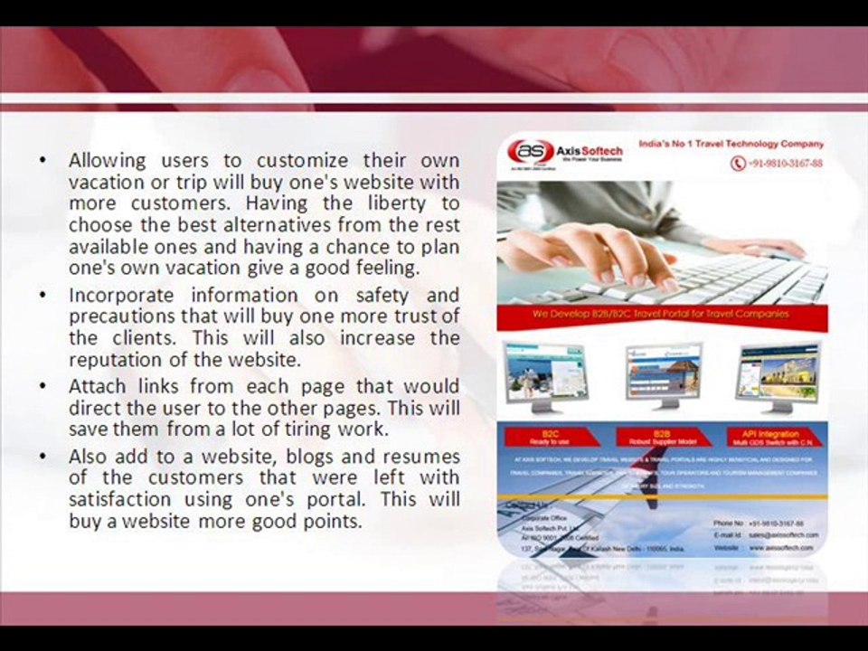 How to Make Travel Agency Website for Online Ticket Booking - Axis Softech