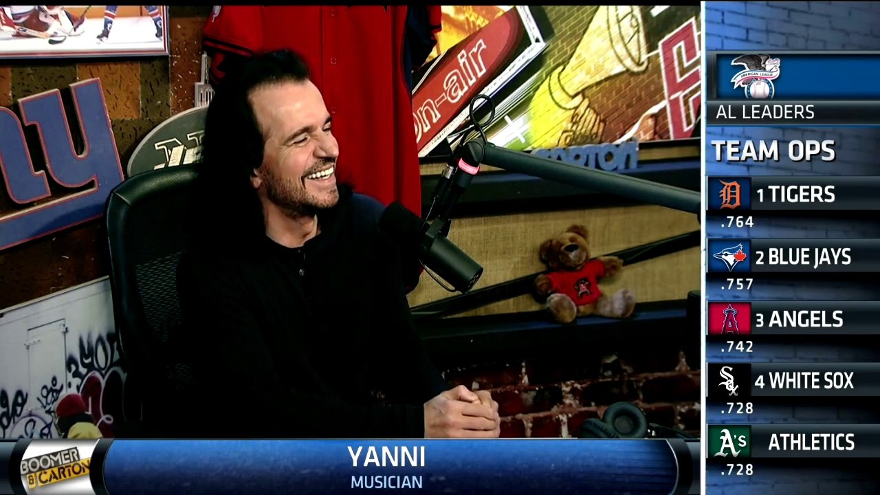 Yanni interview with Boomer and Carton