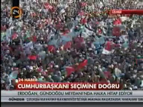 İzmir Mitingi - Cumhurbaşkanlığı Seçimi Konuşması Recep Tayyip Erdoğan