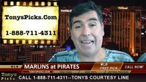 MLB Pick Pittsburgh Pirates vs. Miami Marlins Odds Prediction Preview 8-7-2014