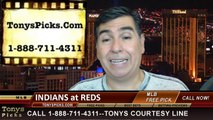 MLB Pick Cincinnati Reds vs. Cleveland Indians Odds Prediction Preview 8-7-2014
