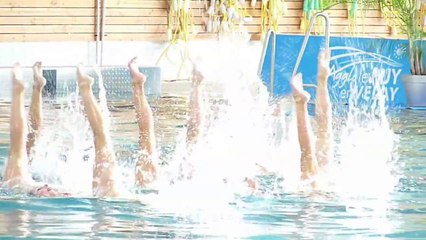 Gala de l'équipe de France de natation synchronisée au Puy-en-Velay