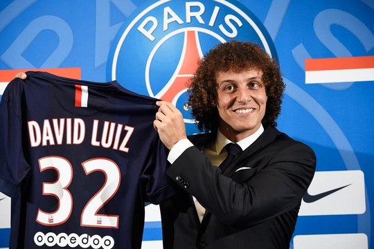 David Luiz é apresentado no PSG e deseja jogar logo