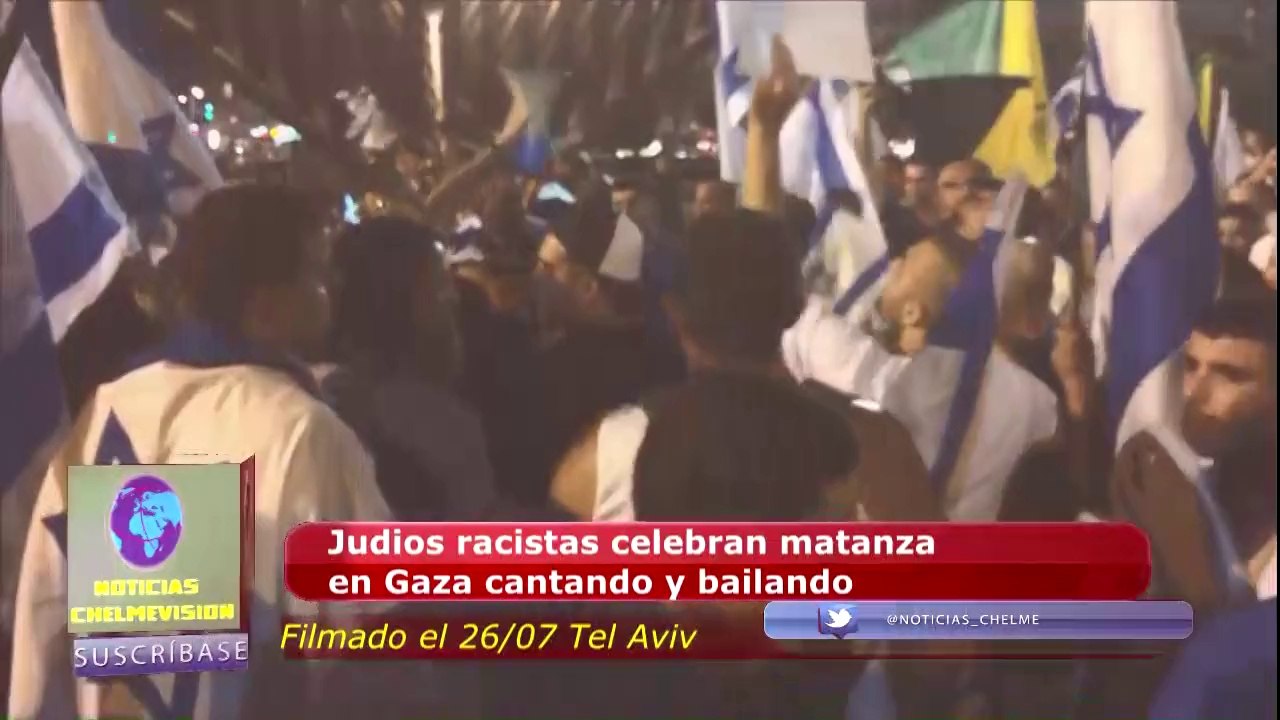 Judios racistas celebran con cánticos muerte de niños palestinos