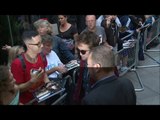 06.08.2014 UK The Rover Fan#2 Robert Arriving at the Q&A Screening at BFI Southbank